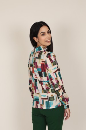 Organic Cotton Shirt Sequins Hearts| M47 Modas Benidorm