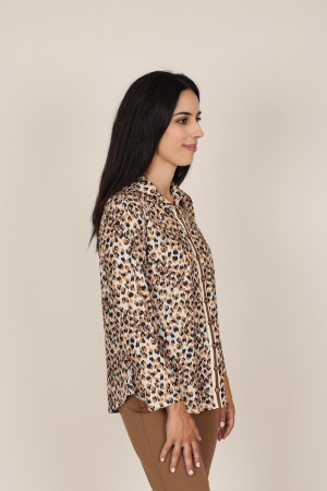 Camisa Estampada de Mujer| Camisa de punto| M47 Modas Benidorm
