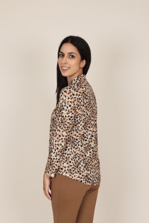 Camisa Estampada de Mujer| Camisa de punto| M47 Modas Benidorm