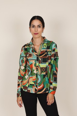 Flowing Printed Blouse| M47 Modas Benidorm
