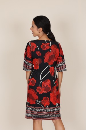 Vestido Midi Invitada| Vestido Estampado| M47 Modas Benidorm