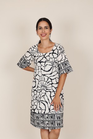 Midi Print  Dress| M47 Modas Benidorm