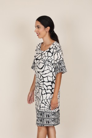 Midi Print  Dress| M47 Modas Benidorm