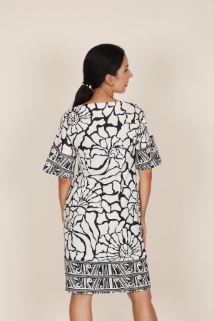 Midi Print  Dress| M47 Modas Benidorm