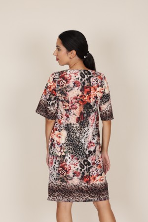 Midi Print  Dress| M47 Modas Benidorm