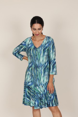 Midi Print  Dress| M47 Modas Benidorm