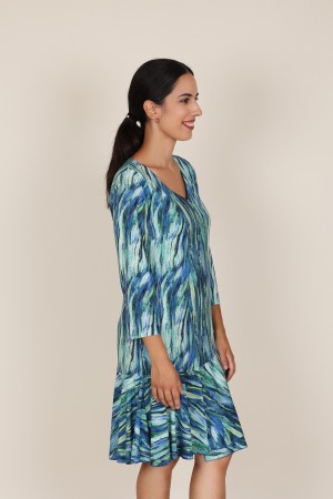 Midi Print  Dress| M47 Modas Benidorm