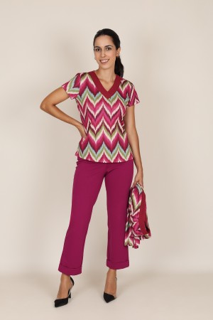 Conjuto de Punto de Mujer|Twinset Estampado| M47 Modas Benidorm