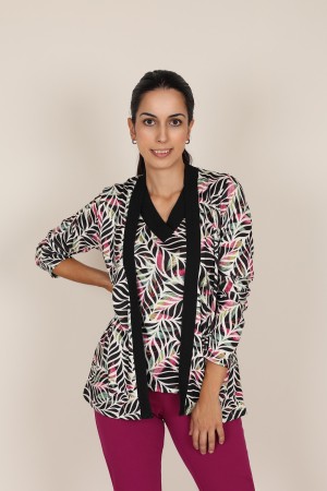 Twinset Jungle Print Knit Fabric| M47 Modas Benidorm