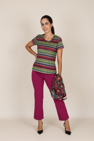 Conjuto de Punto de Mujer|Twinset Estampado| M47 Modas Benidorm