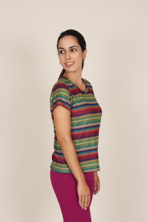 Conjuto de Punto de Mujer|Twinset Estampado| M47 Modas Benidorm