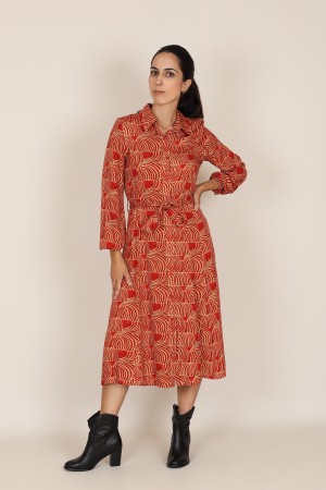 Vestido Oversize| Vestido Estampado| M47 modas Benidorm