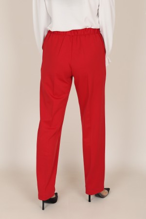 Straight pant high rise