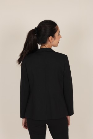 Straight-Cut Crepe Blazer| M47 Modas Benidorm