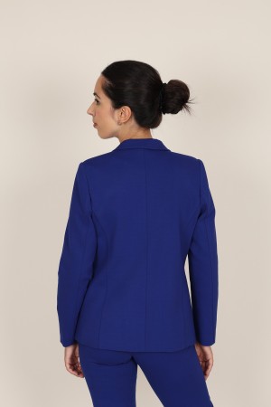 Straight-Cut Crepe Blazer| M47 Modas Benidorm