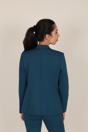 Straight-Cut Crepe Blazer| M47 Modas Benidorm