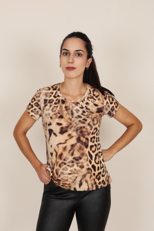 Camisetas y Tops de Mujer| Camiseta Animal Print| M47 Modas Benidorm