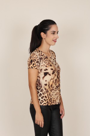 Camisetas y Tops de Mujer| Camiseta Animal Print| M47 Modas Benidorm