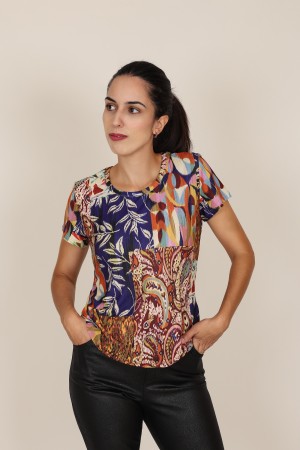 Camisetas y Tops de Mujer| Camiseta Animal Print| M47 Modas Benidorm