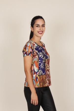 Camisetas y Tops de Mujer| Camiseta Animal Print| M47 Modas Benidorm
