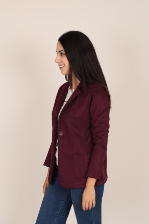 Straight-Cut Crepe Blazer| M47 Modas Benidorm