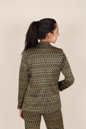 Straight-Cut Crepe Blazer| M47 Modas Benidorm