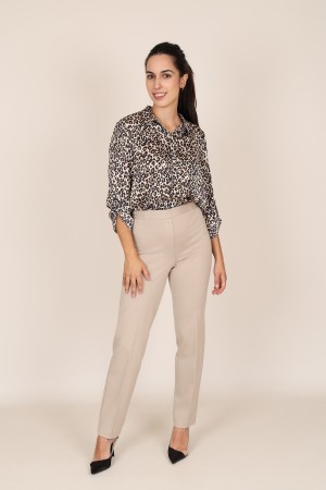 Straight pant high rise