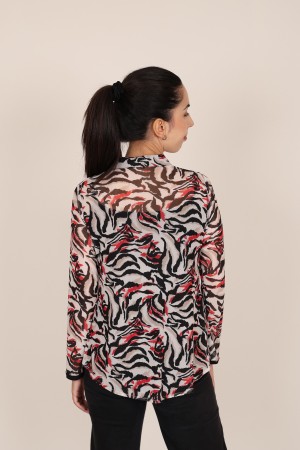 Camisa Estampada de Mujer| Camisa de punto| M47 Modas Benidorm