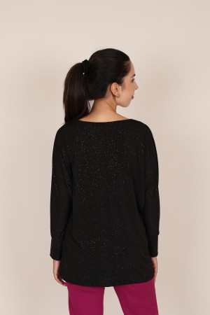 Oversize Print V-neck T-shirt| M47 Modas Benidorm