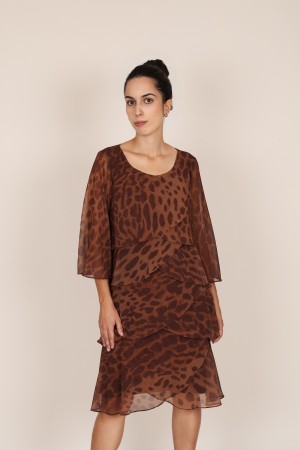 Long Midi Layers Dress | M47 Modas Benidorm