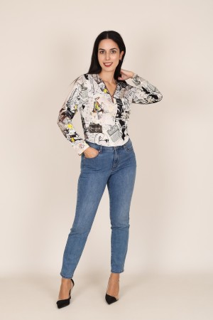 Pantalones de Mujer| Pantalon Elástico| M47 Modas Benidorm