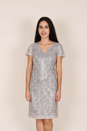 Vestido 40703 CORSO Jaretas Animal Print