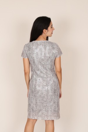 Vestido 40703 CORSO Jaretas Animal Print