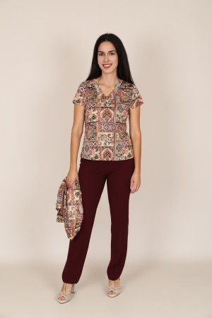 Conjuto de Punto de Mujer|Twinset Estampado| M47 Modas Benidorm