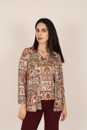 Twinset Jungle Print Knit Fabric| M47 Modas Benidorm