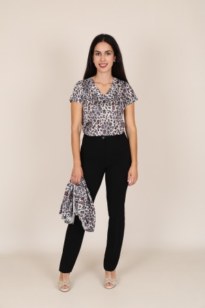 Twinset Jungle Print Knit Fabric| M47 Modas Benidorm