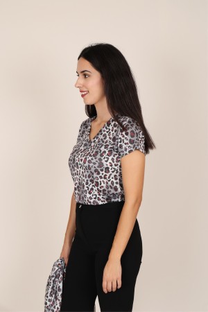 Twinset Jungle Print Knit Fabric| M47 Modas Benidorm