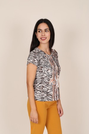 Twinset Jungle Print Knit Fabric| M47 Modas Benidorm