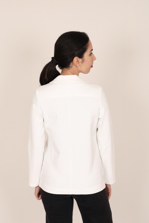 Straight-Cut Crepe Blazer| M47 Modas Benidorm