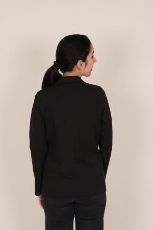 Straight-Cut Crepe Blazer| M47 Modas Benidorm