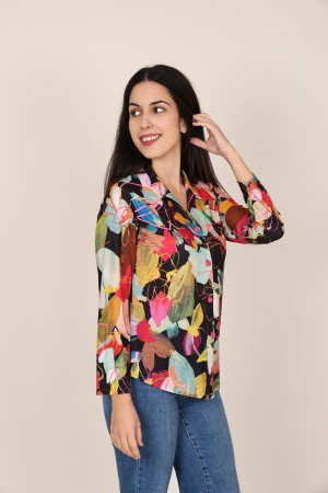 Camisa Estampada de Mujer| Camisa Coordinada| M47 Modas Benidorm