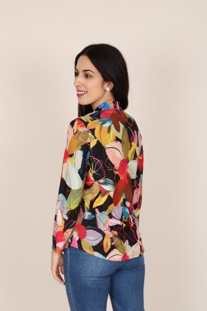 Camisa Estampada de Mujer| Camisa Coordinada| M47 Modas Benidorm