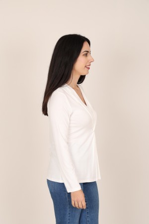Organic Cotton Shirt Sequins Hearts| M47 Modas Benidorm
