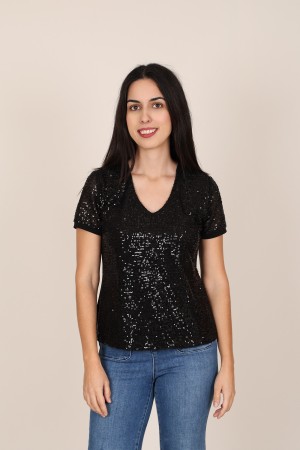 Camisetas y Tops de Fiesta| Top Metalizado| M47 Modas Benidorm