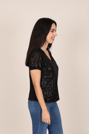 Camisetas y Tops de Fiesta| Top Metalizado| M47 Modas Benidorm
