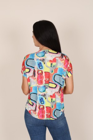 Printed t-shirt in Eco viscos| M47 Modas Benidorm