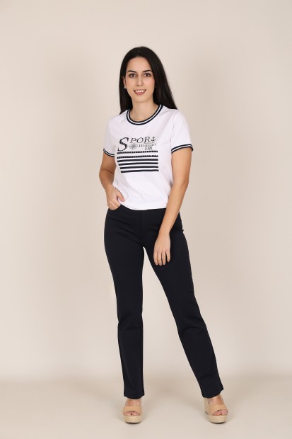 Animal Print Effect Trousers| M47 Modas Benidorm