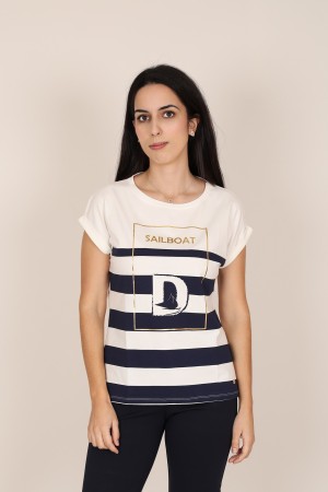 Camisetas de Mujer | Camiseta Navy| M47 Modas Benidorm