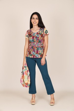 Twinset Jungle Print Knit Fabric| M47 Modas Benidorm