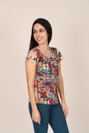 Twinset Jungle Print Knit Fabric| M47 Modas Benidorm